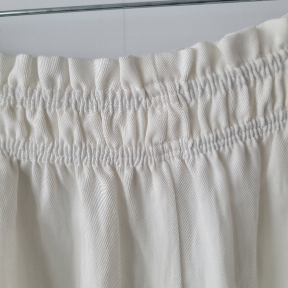 Zara Women's Elastic Drawstring Waist Wide Leg Pants size XL Lightweight - Picture 6 of 8